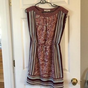 Cinched waisted dress